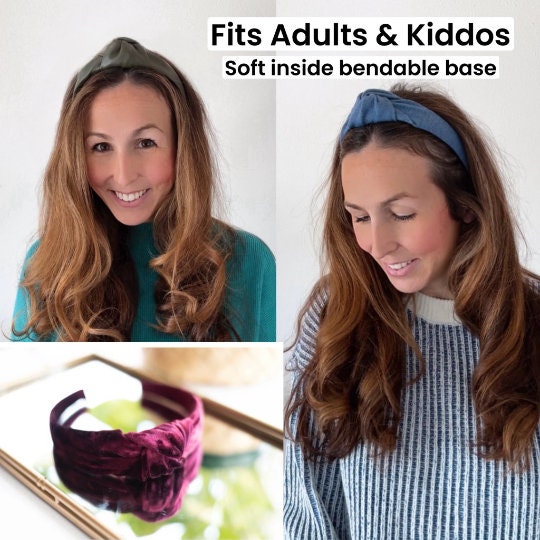 Bundle Headbands, Set of 3 Headbands, Red White & Blue