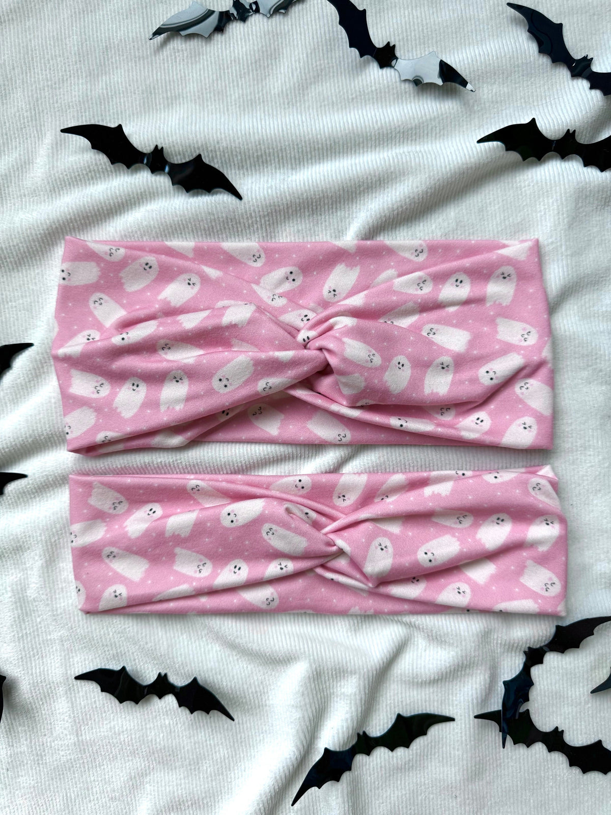 Pink Ghosts Halloween Turban