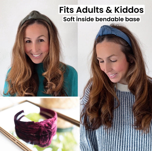 Cherries Top Knot, Garden Party Headband, Garden Party Rifle Paper Co, Hard Headband, Top Knot Headband, Brynnbands