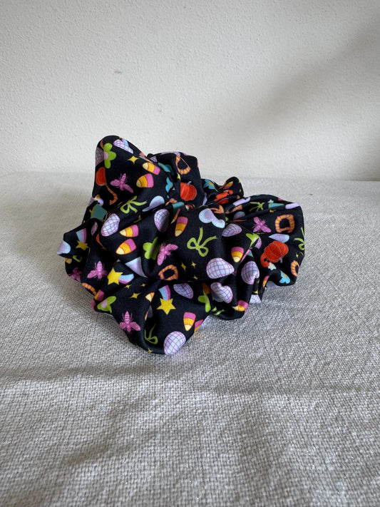 Halloween Candy Scrunchie, Halloween Scrunchie, Fall Scrunchie, Soft Scrunchie, Brynnbands,Fall Scrunchies, Fall Hair