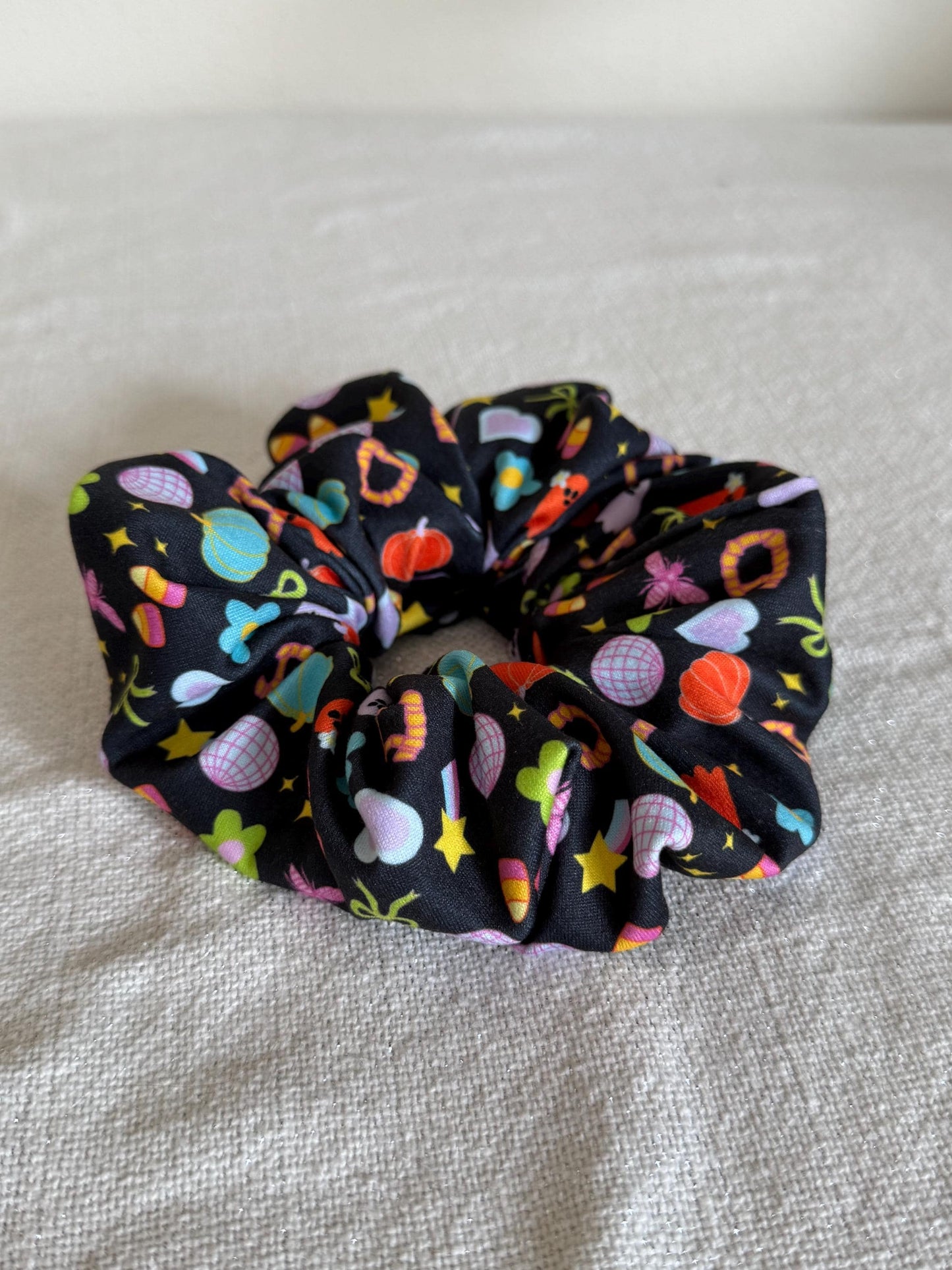 Halloween Candy Scrunchie, Halloween Scrunchie, Fall Scrunchie, Soft Scrunchie, Brynnbands,Fall Scrunchies, Fall Hair