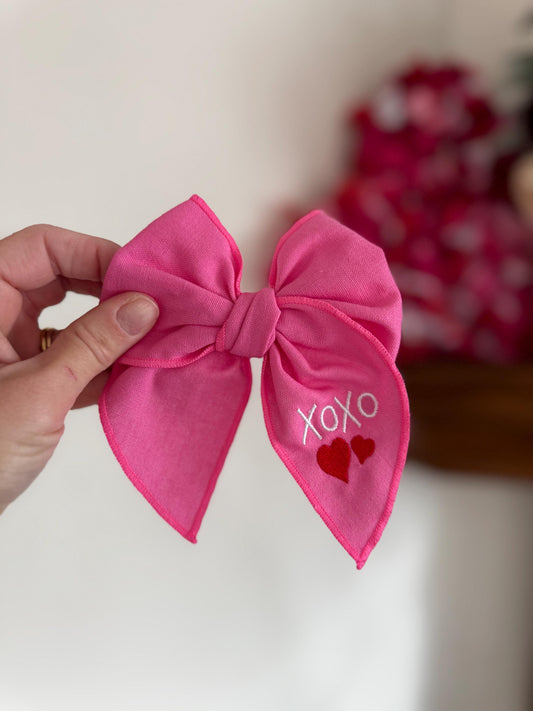 Set of 3 Medium Fable Bows Set, Bow Hair Clip, Barrette Hair Clip