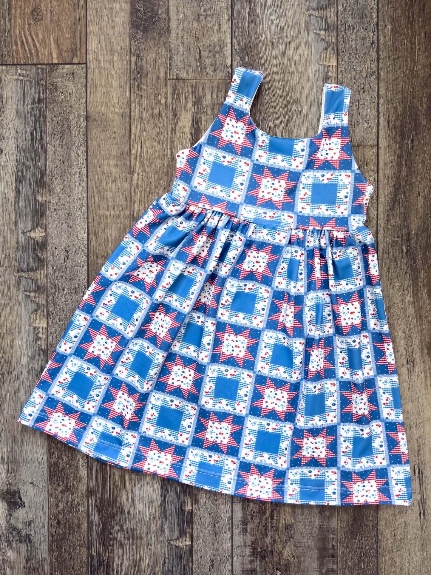 Custom Back to School- Violet Dress- Tank Dress