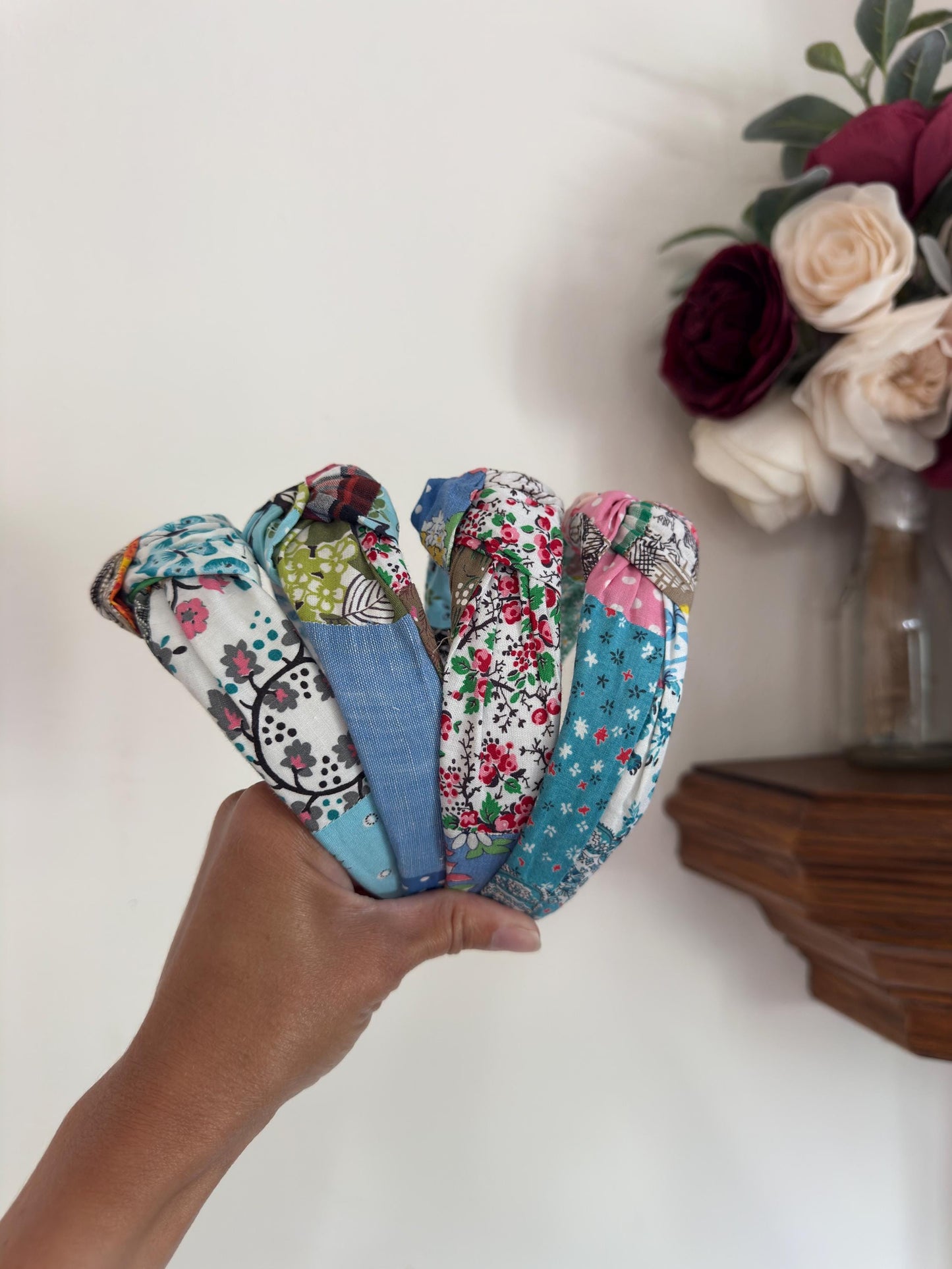REPURPOSED Quilted Headband