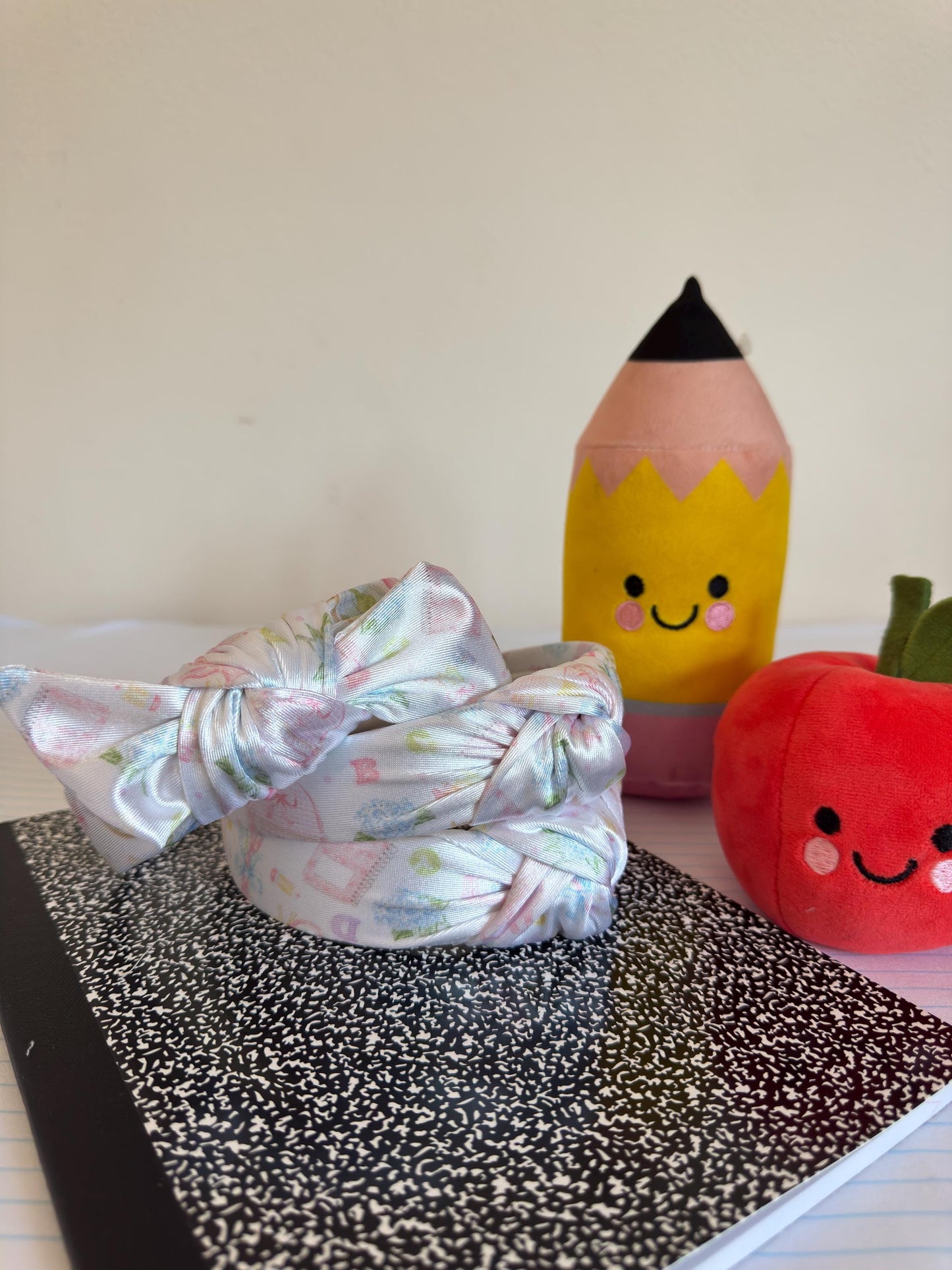 Satin Back to School Headband, Teacher Headband