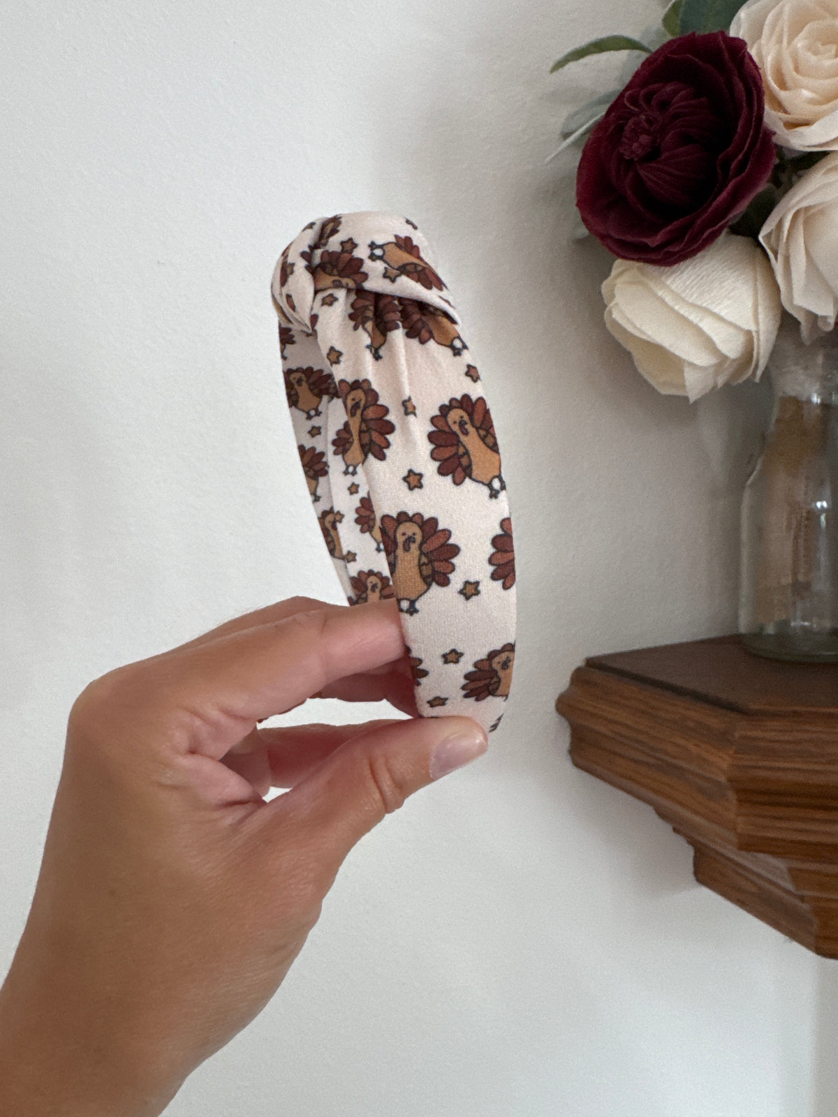 Turkey Top Knot Headband