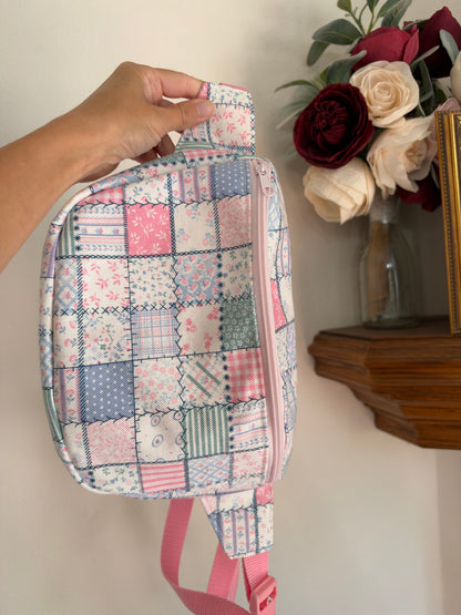 Handmade Vintage Faux Patchwork Bum Ba)