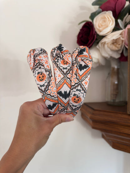 Halloween Patchwork Headband