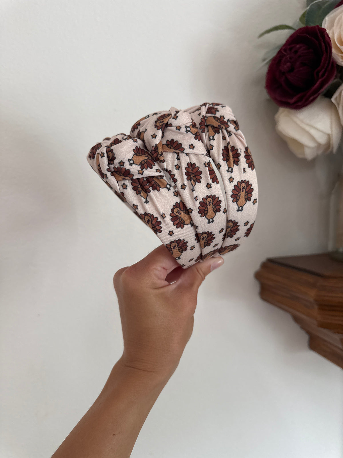 Turkey Top Knot Headband