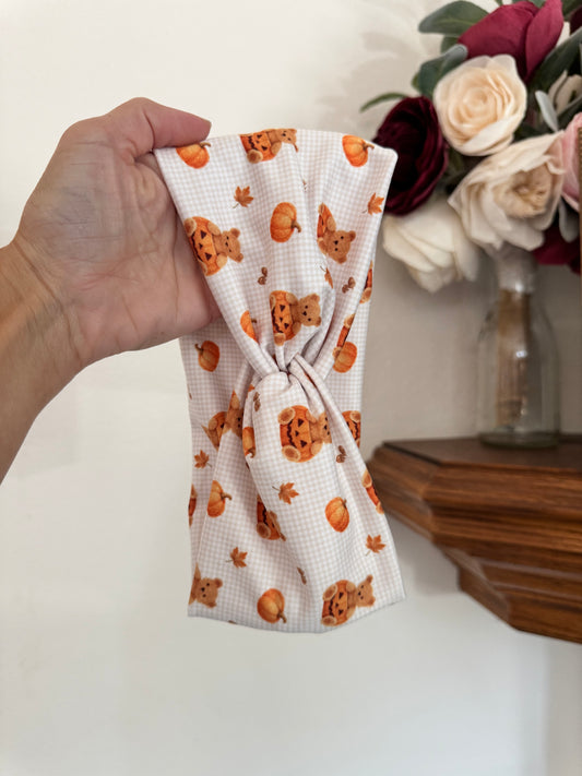 Teddy Bear Wide Turban