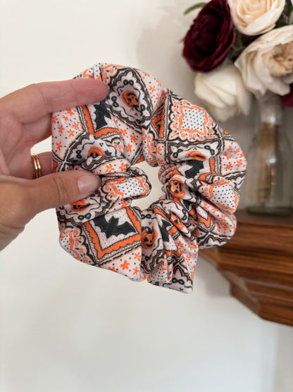 Halloween Patchwork Scrunchie
