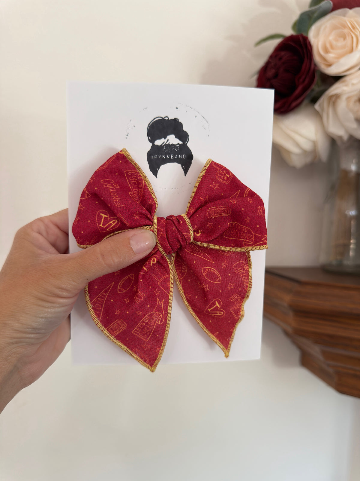 Red Yellow Fable Bow