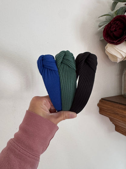 Solid Headbands Set | Soft Stretch Non-Slip Hair Accessories for Moms