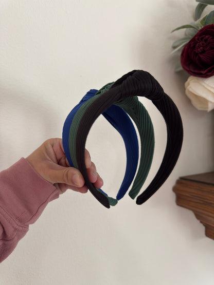Solid Headbands Set | Soft Stretch Non-Slip Hair Accessories for Moms