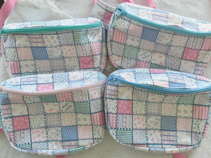 Handmade Vintage Faux Patchwork Bum Ba)
