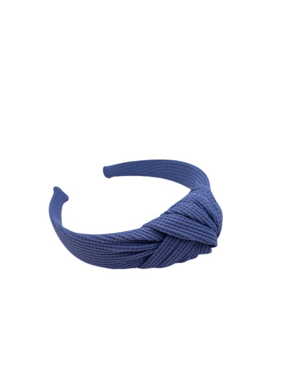 Blue Thermal Top Knot