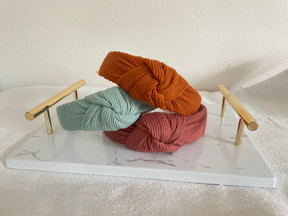 Handmade Thermal Waffle Knit Scrunchie, Brynnbands