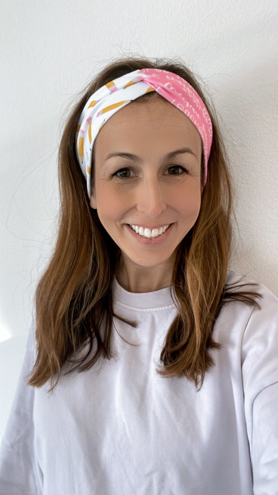 Teacher Appreciation Turban Headband: Soft Stretchy Fabric