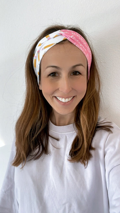 Teacher Appreciation Turban Headband: Soft Stretchy Fabric