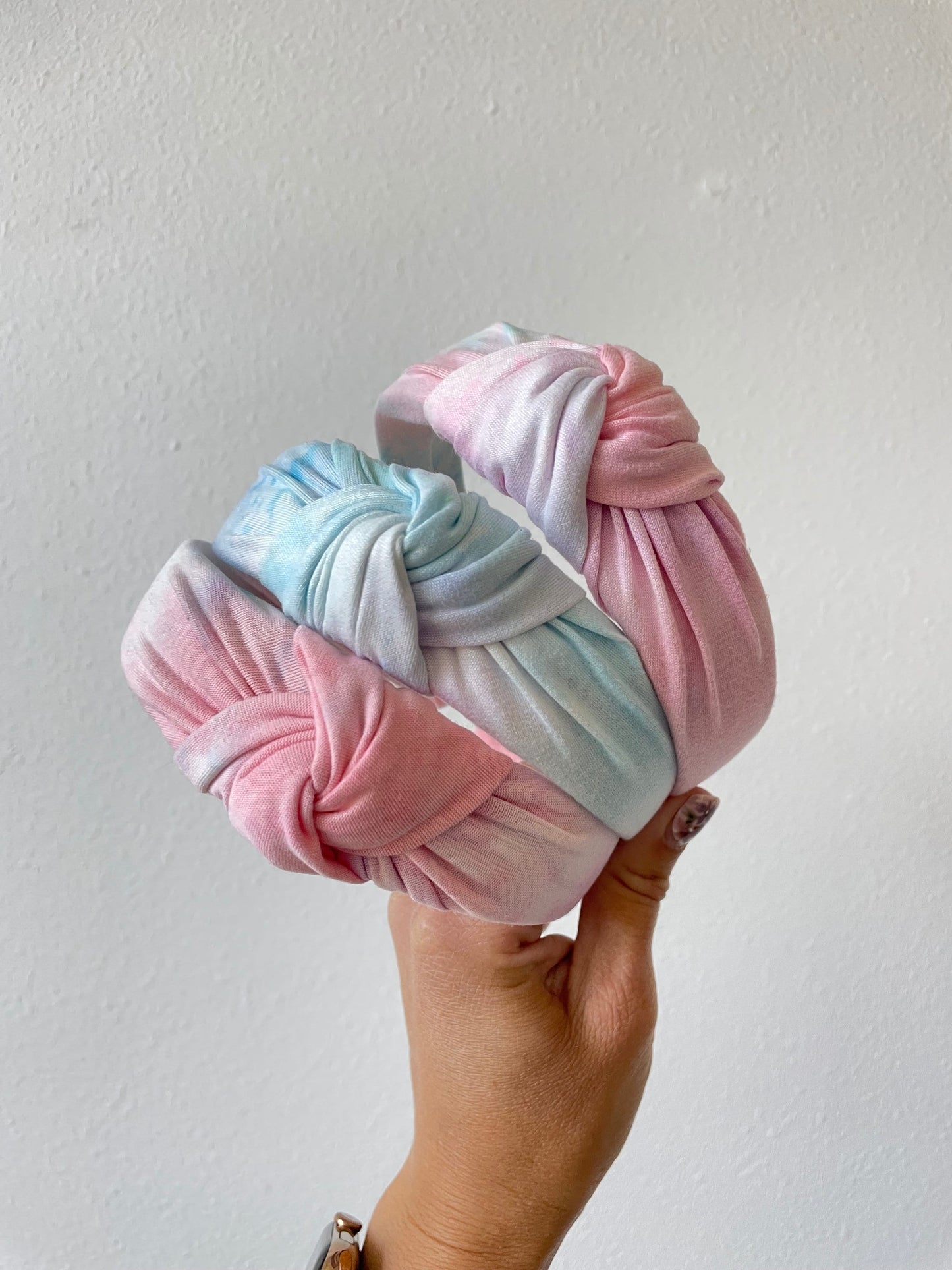Tie Dye Headband, Bubblegum