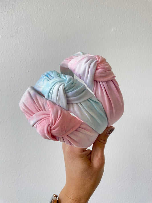 Tie Dye Headband, Bubblegum