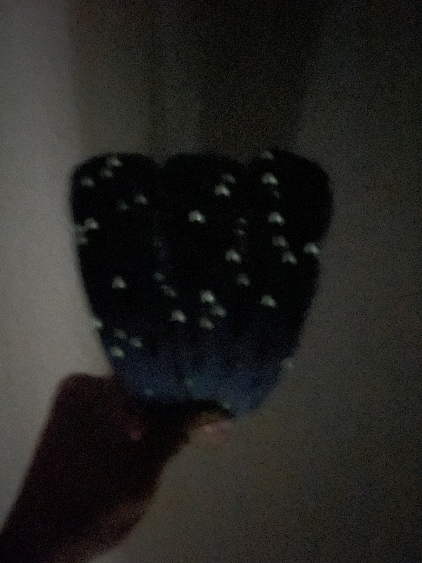 Glow in the Dark Bat Top Knot