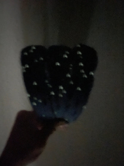 Glow in the Dark Bat Top Knot