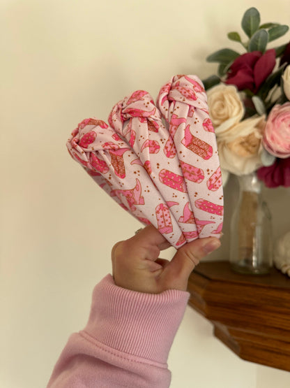 Let's Go Girls Headband, Boots Headband, Nashville Headband, Hard Headband, Brynnbands
