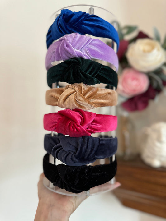 Knotted Velvet Headband: Comfortable Hair Accessory