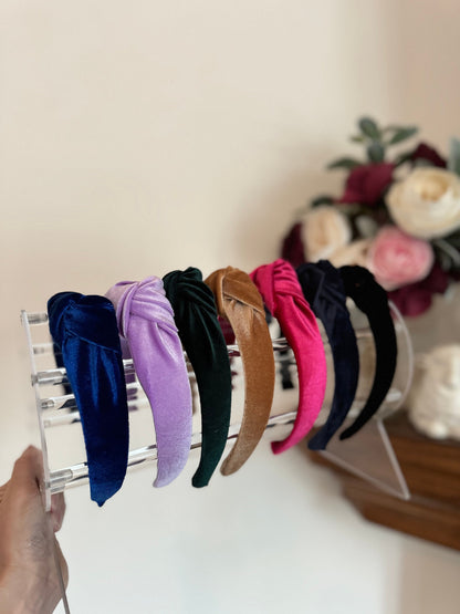 Knotted Velvet Headband: Comfortable Hair Accessory