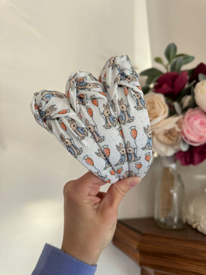 Peter Rabbit  Headband, Hard Headband, Easter Headband, Bunny Headband, Brynnbands