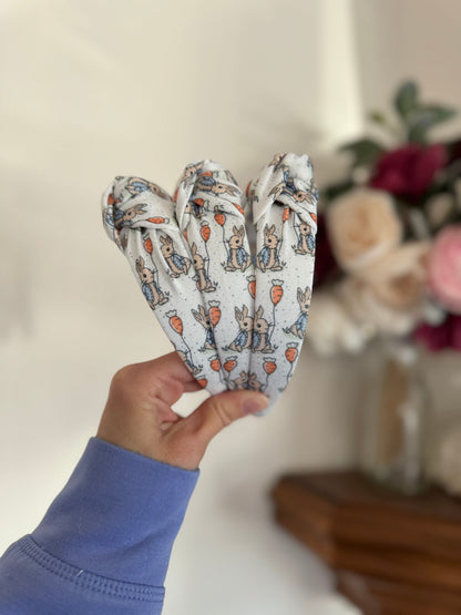 Peter Rabbit  Headband, Hard Headband, Easter Headband, Bunny Headband, Brynnbands