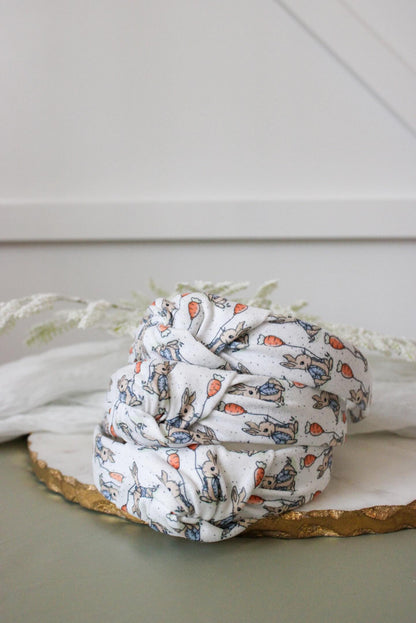 Peter Rabbit  Headband, Hard Headband, Easter Headband, Bunny Headband, Brynnbands