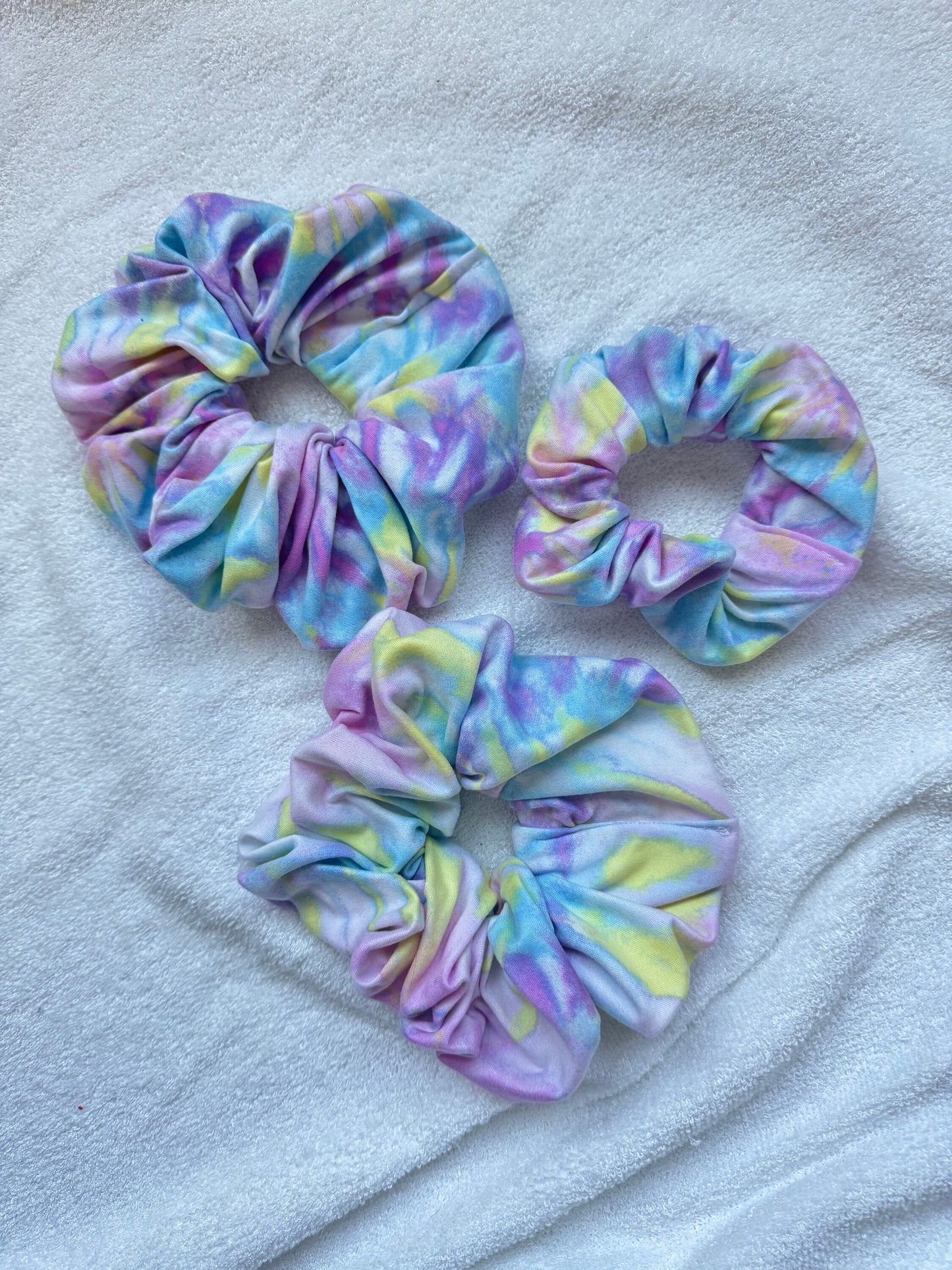 Purple Tie Dye Scrunchie, Oversized Scrunchie, Tie Dye Scrunchie, Brynnbands, Hair Scrunchie, 90s Scrunchie, XL Scrunchie