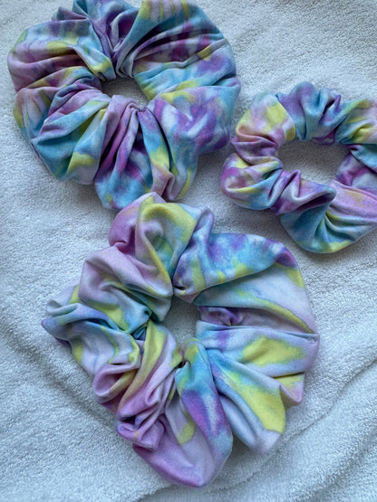 Purple Tie Dye Scrunchie, Oversized Scrunchie, Tie Dye Scrunchie, Brynnbands, Hair Scrunchie, 90s Scrunchie, XL Scrunchie