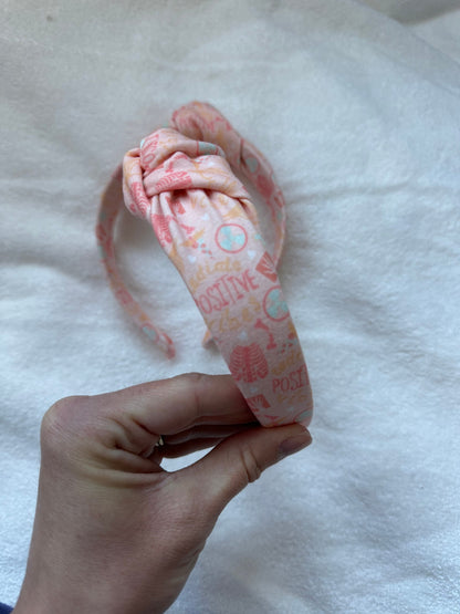 Radiology Knot Headband, nursing Headband, hospital Headband, Brynnbands, Hard Headband, Knotted Headband,