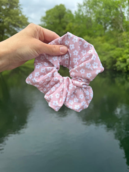 Rose Floral SWIM Pool Scrunchie