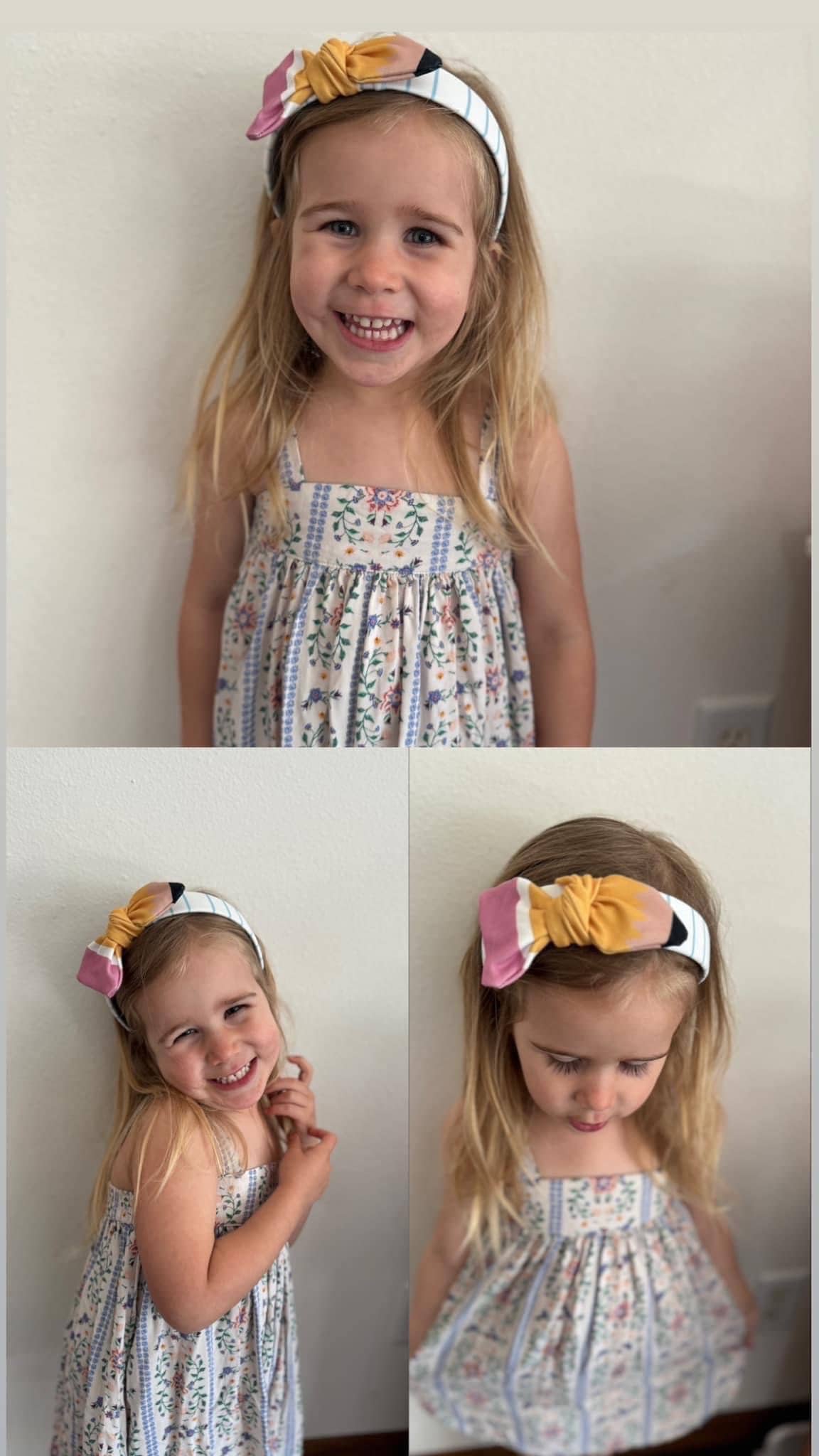 Pencil Headband, Bow Hard Headband: Teacher Appreciation Gift