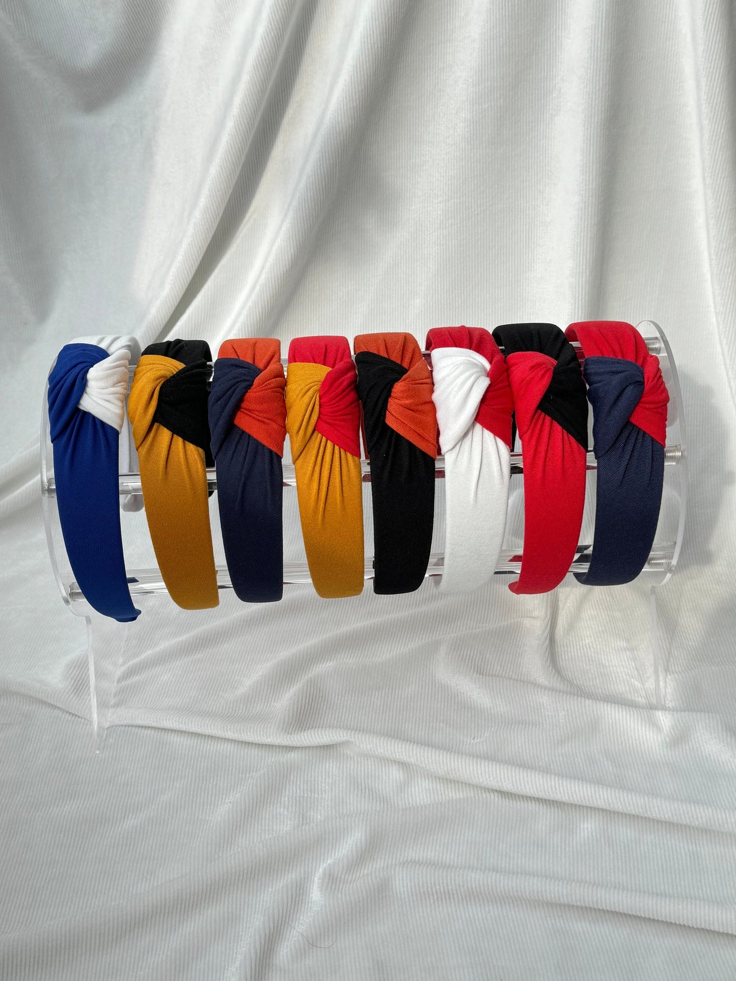 Custom School Spirit Top Knot Headband, Double Sided Colors