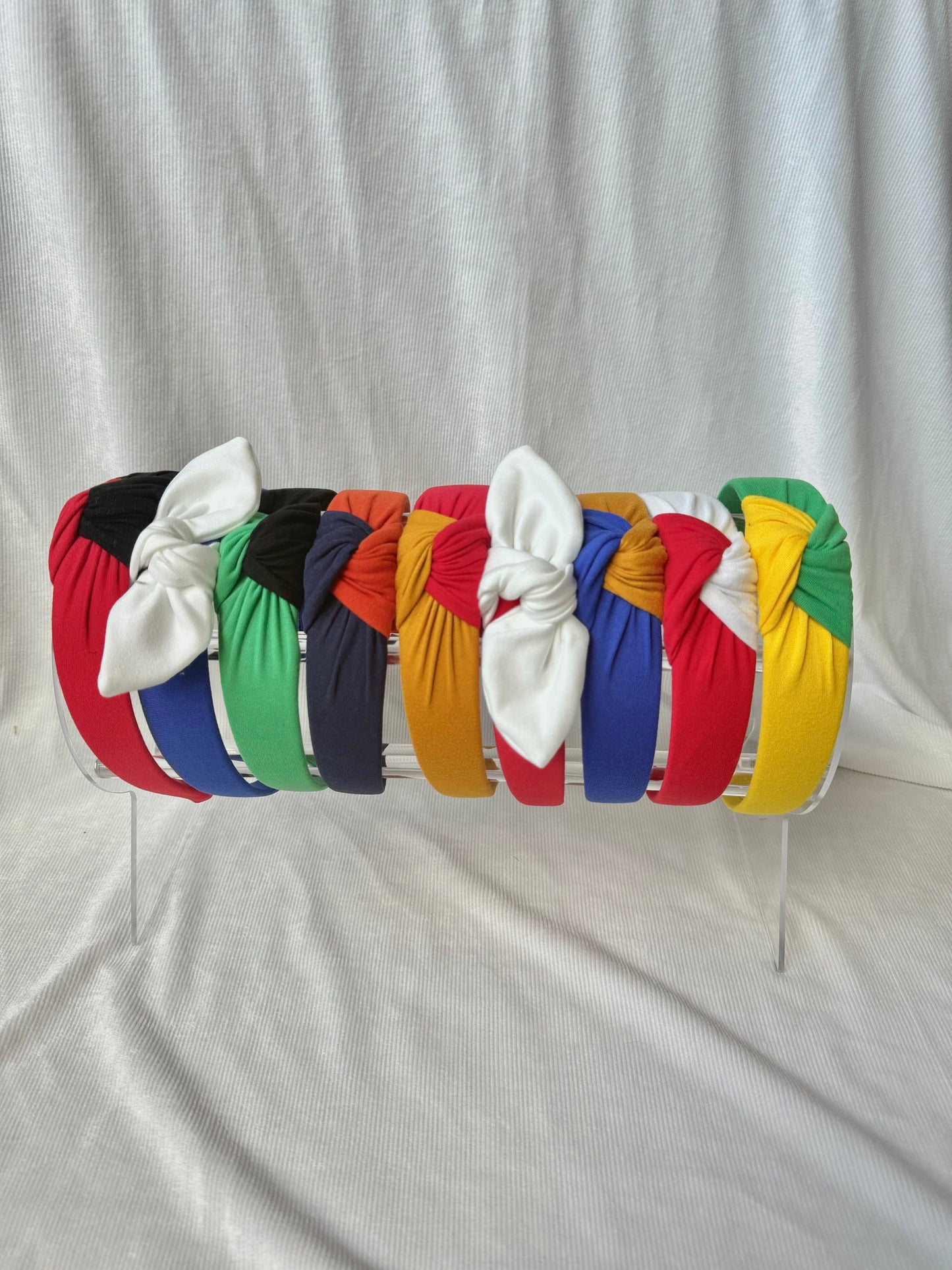 Custom School Spirit Top Knot Headband, Double Sided Colors