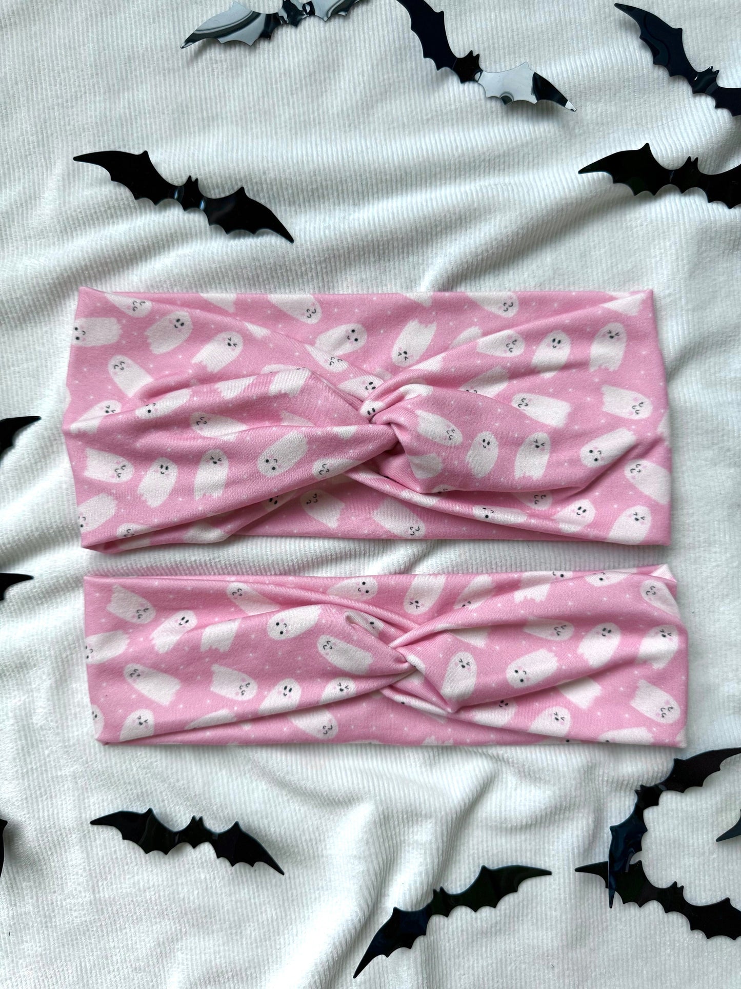 Pink Ghosts Halloween Turban