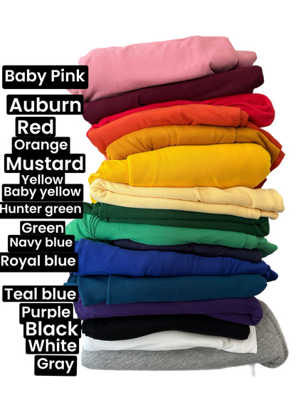 Custom School Spirit Top Knot Headband, Double Sided Colors
