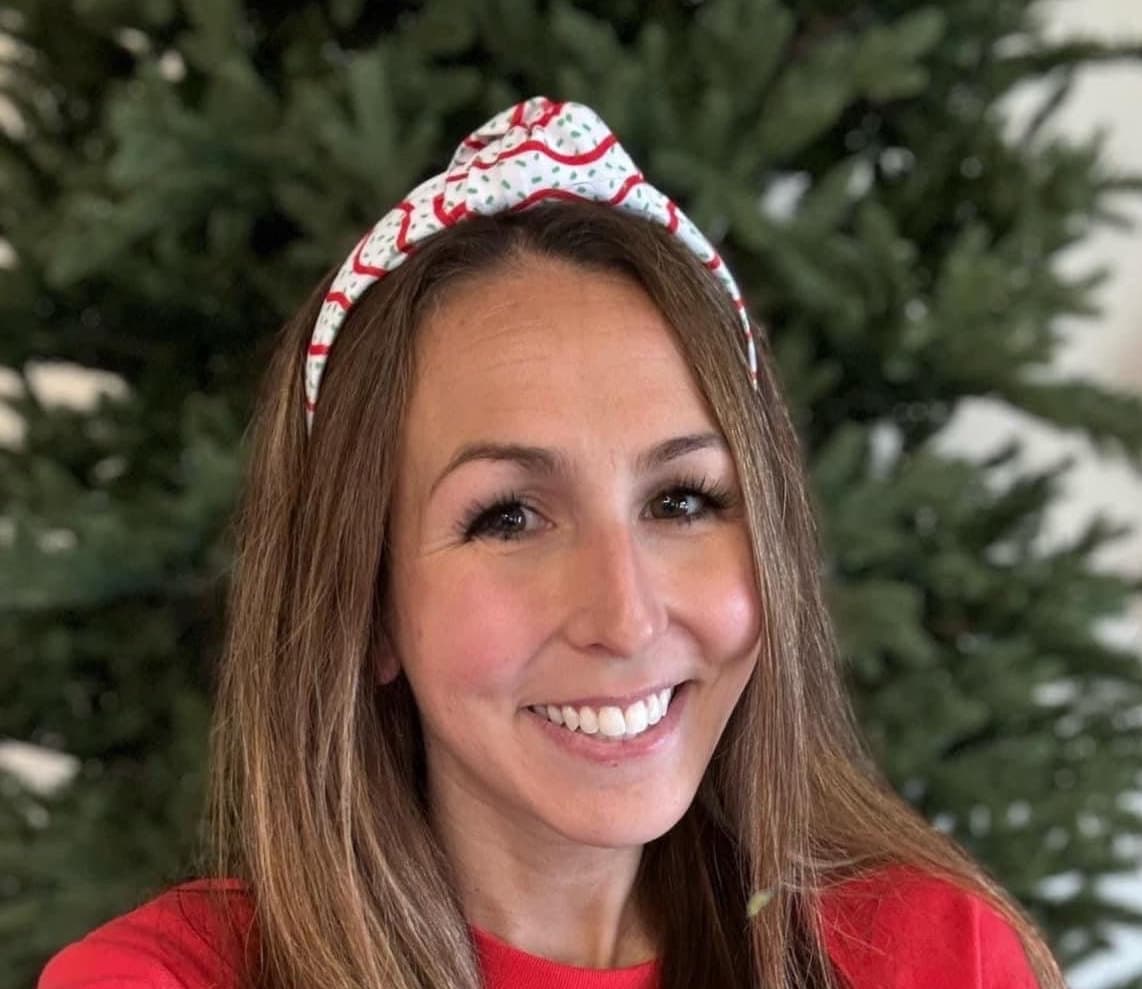 Christmas Tree Cake Headband: Bendable Holiday Top Knot