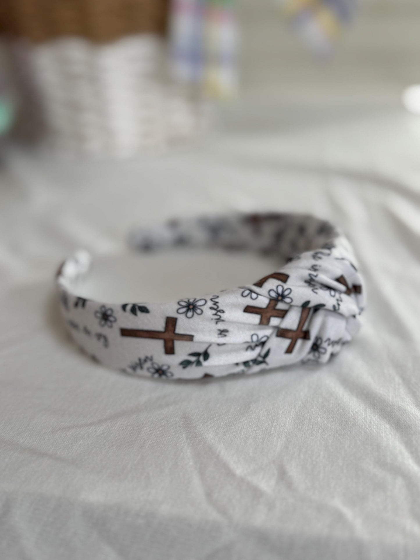 Easter Crosses Headband, Hard Headband, Easter Headband, Easter Basket Gifts, Hard Headband, Brynnbands