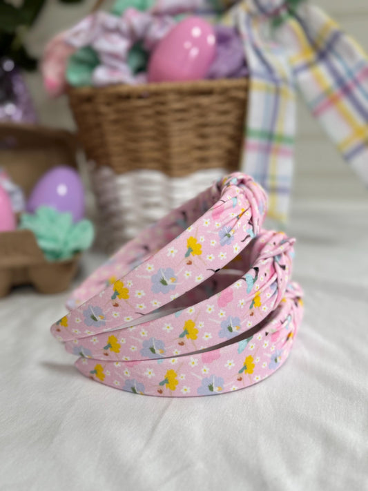 Floral Ballerinas Hard Headband, Easter Basket Gift