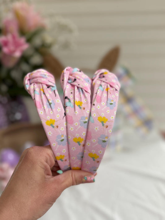 Floral Ballerinas Hard Headband, Easter Basket Gift