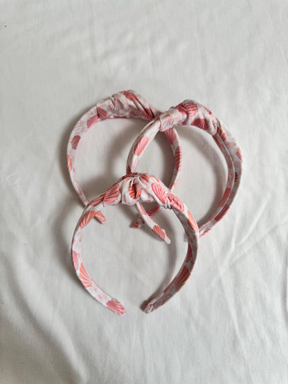 Seashells Knot Headband: Flexible Fit,
