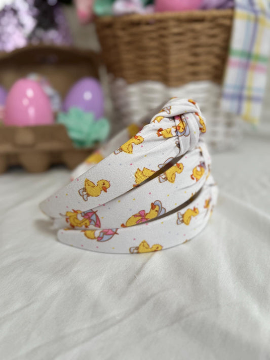 Ducks Headband, Hard Headband, Easter Headband, Easter Basket Gifts, Hard Headband, Brynnbands