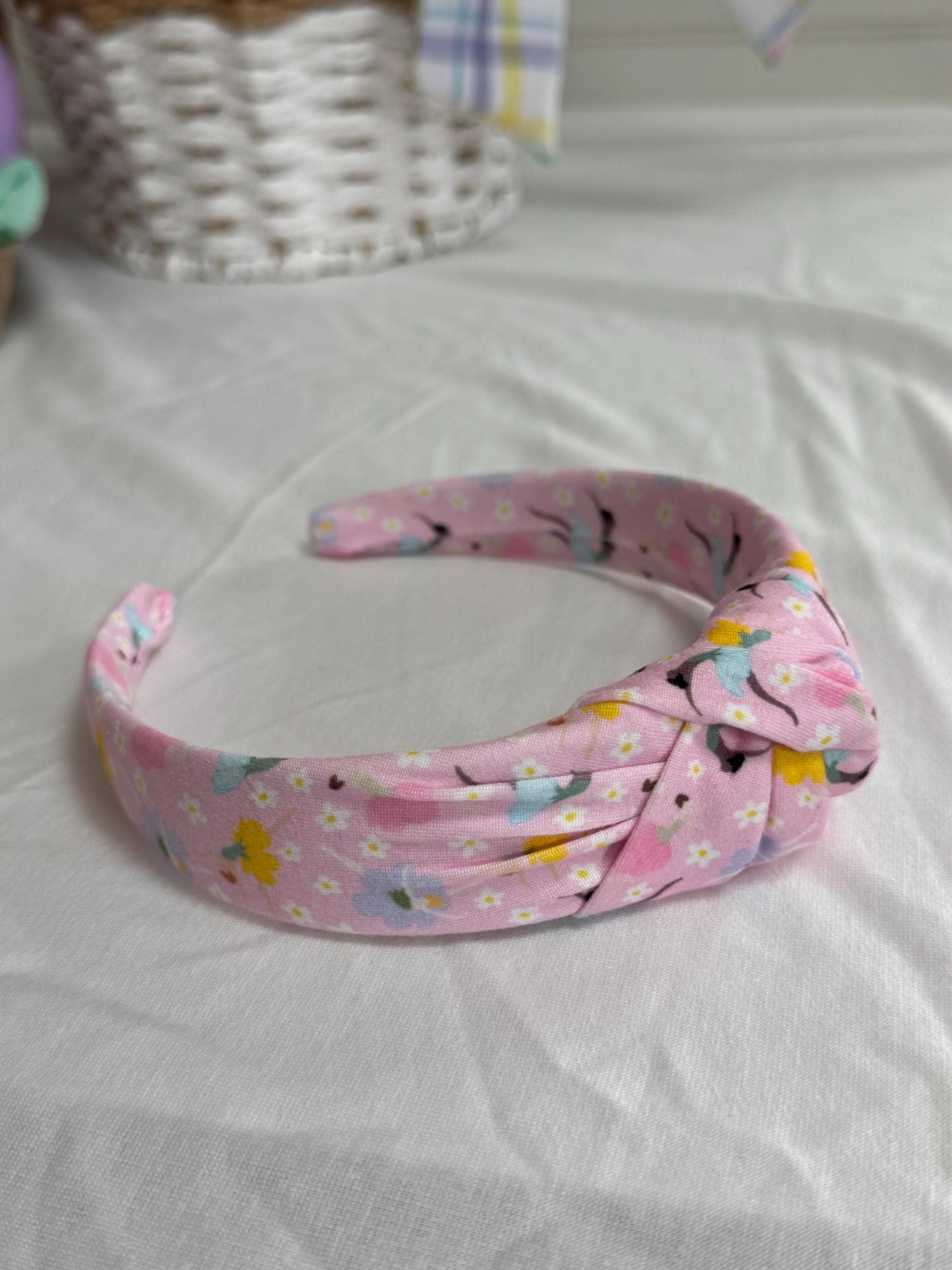 Floral Ballerinas Hard Headband, Easter Basket Gift