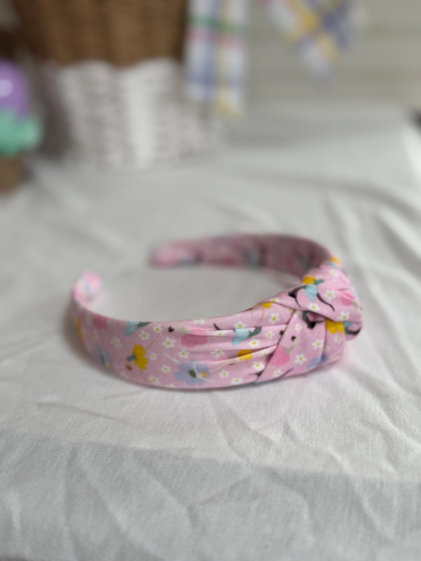 Floral Ballerinas Hard Headband, Easter Basket Gift